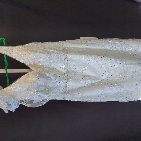 NWT Mac Duggal 79337 Floral Strap V-Neck Dress Size 10 - Picture 6 of 6